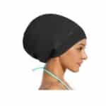 long hair swimming cap