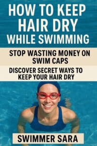 how to keep hair dry while swimming